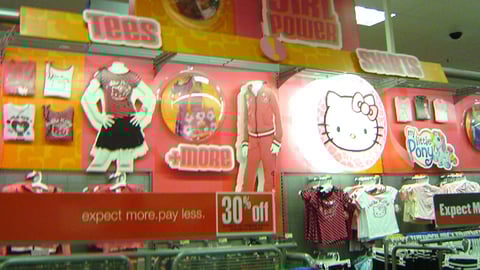 Target Girls Apparel Department