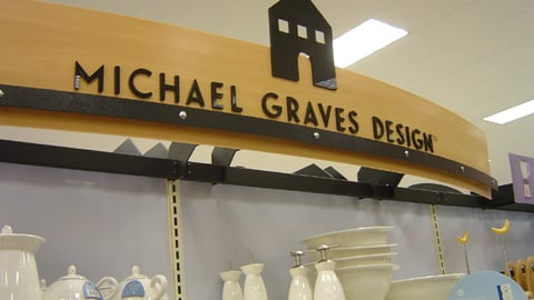 Target Michael Graves Sign