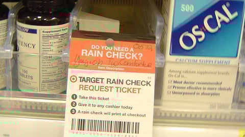 Target Rain Check Tearpad