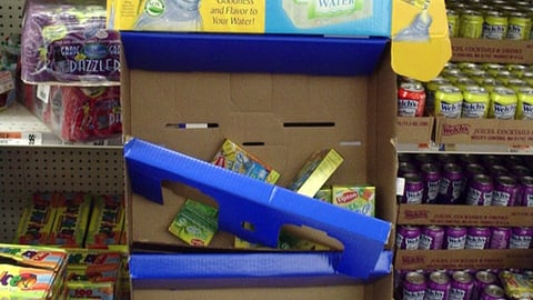 Lipton Iced Tea to Go Shipper