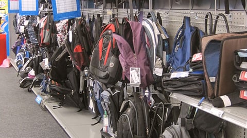 Staples Backpack In-Line Display