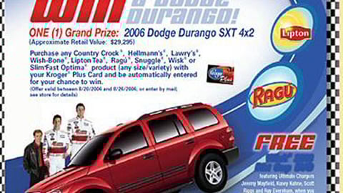 Kroger Unilever Sweeps Feature