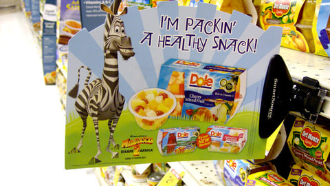 Dole 'Madagascar' Shelf Talker