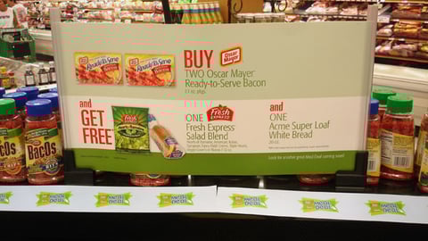 Fresh Express/Oscar Mayer Cross-Merchandising Sign