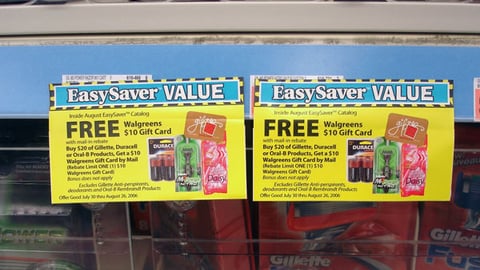 P&G 'EasySaver' Shelf Tag