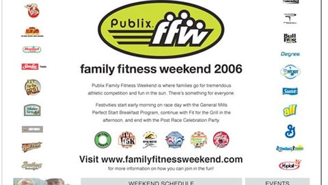Publix 'Family Fitness Weelend' Feature