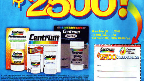 Rite Aid/Centrum Sweeps Feature