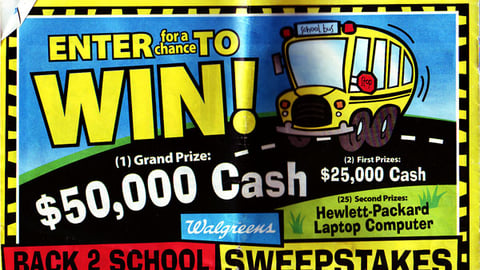 Walgreens Back-To-School Sweeps Feature