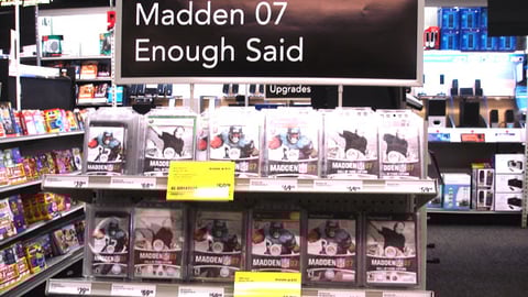 CompUSA 'Madden NFL '07' Endcap