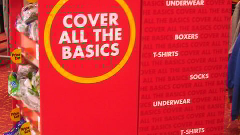 Target Back-to-School Pallet Display