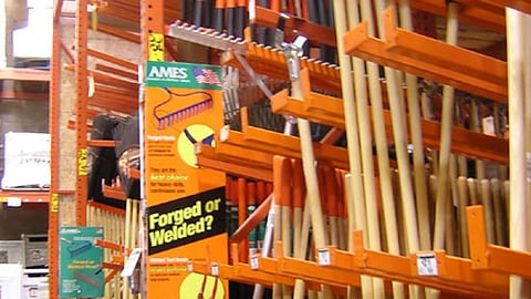 Ames Rake Aisle Sign