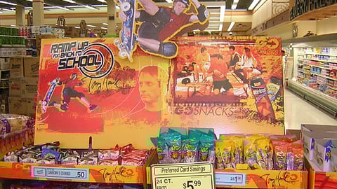 Frito-Lay Tony Hawk Back-to-School Display