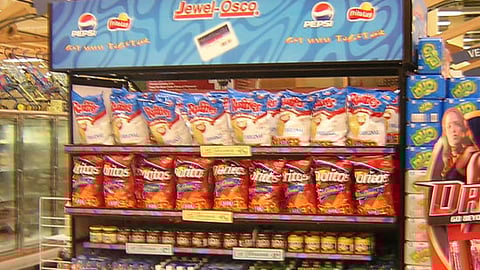 Pepsi/Frito-Lay/Jewel Preferred Card Endcap