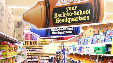 Jewel-Osco Back-to-School Signage