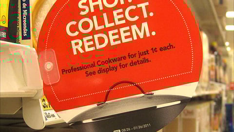Jewel-Osco Cookware Offer Shelf Talker