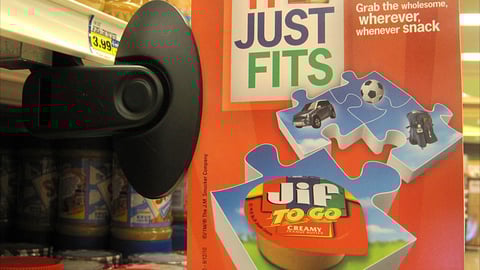 Jif To Go Shelf Talker