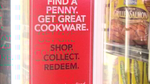 Jewel-Osco Cookware Offer Violator