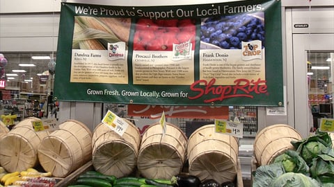 ShopRite 'Local Farmers' Banner