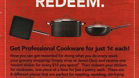 Jewel-Osco Cookware Offer Feature