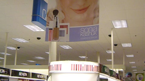 Target Sonia Kashuk Ceiling Sign