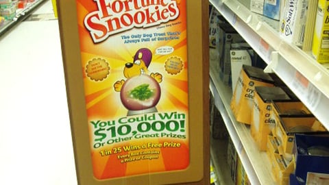 Snausages Floorstand Side Panel