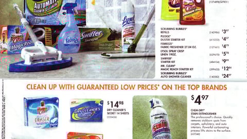 Home Depot Cleaning Supplies Feature