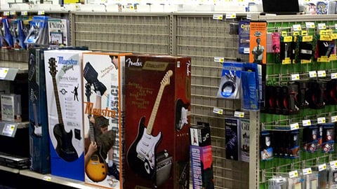 Best Buy Musical Instruments Aisle