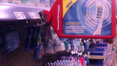 Oral-B Pulsar SmartSource Shelf Sign