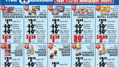 Ingles/S.C. Johnson Feature Ad