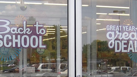 OfficeMax Back-to-School Window Clings