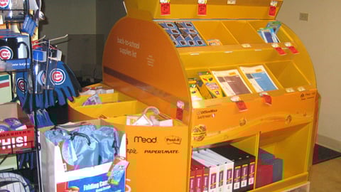 OfficeMax Safeway Back-to-School Display