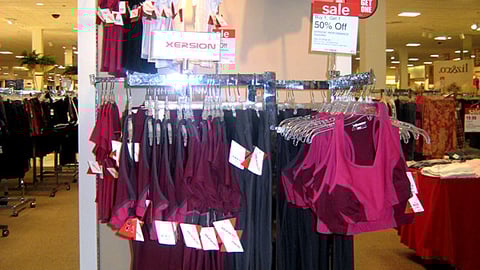 JCPenney Xersion Merchandising