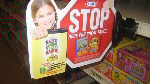 Kraft 'Best School Year Ever' Shelf Talker
