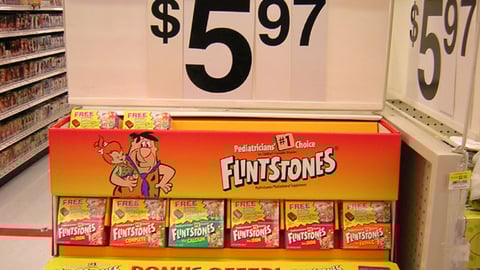 Flintstones Vitamins PDQ Tray