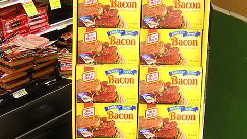 Oscar Mayer Ready-to-Serve Bacon Floorstand