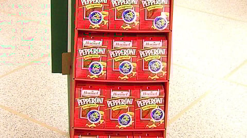 Hormel Pepperoni Floorstand