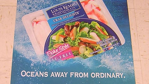 Louis Kemp Seafood Floor Cling