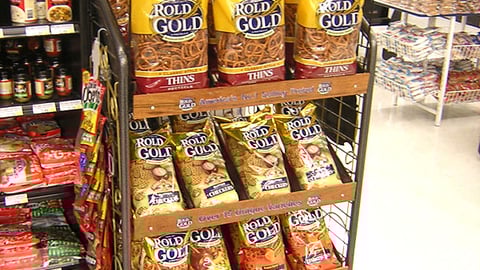Rold Gold Pretzel Floorstand