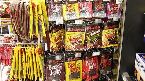 Jack Link's Meat Snacks Floorstand