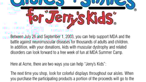 Acme Aisles of Smiles Feature