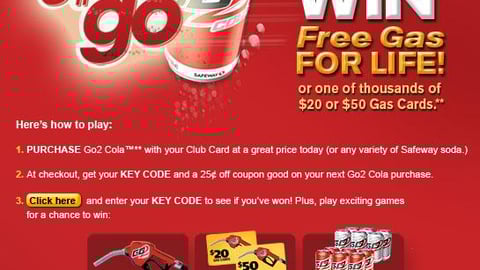 Safeway Guzzle Sweeps Feature