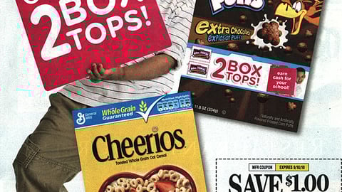 General Mills 'Box Tops' FSI Cover