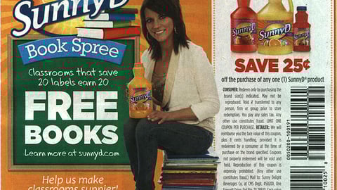 SunnyD 'Book Spree' FSI