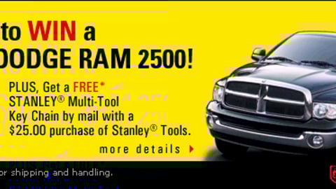 Lowe's/Stanley Sweepstakes