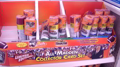 Tinactin 'All-Madden' Shelf Tray