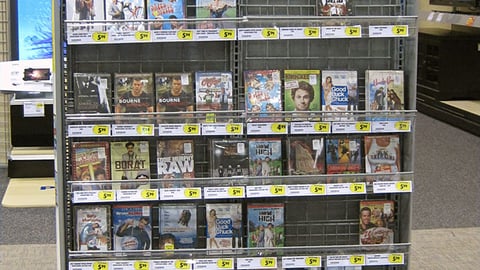 Best Buy 'Hits for Back To School' DVD Endcap