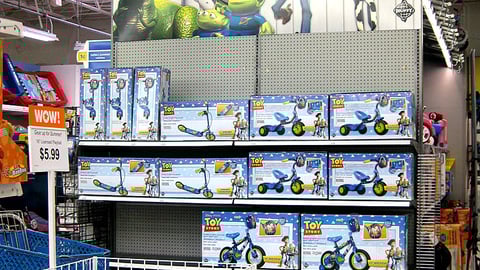 Huffy Toys "R" Us 'Toy Story' Endcap