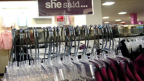 JCPenney 'She Said' Rack Sign