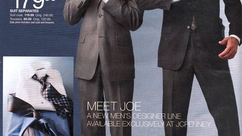 JCPenney 'Introducing Joe' Feature