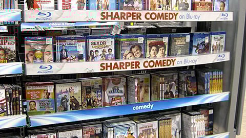 Best Buy 'Sharper Comedy' In-Line Display